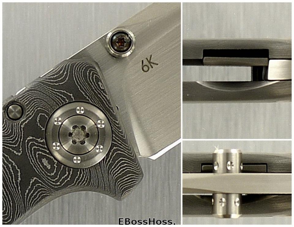 Todd Rexford Damascus Integeral Linerlock Epicenter Mini
